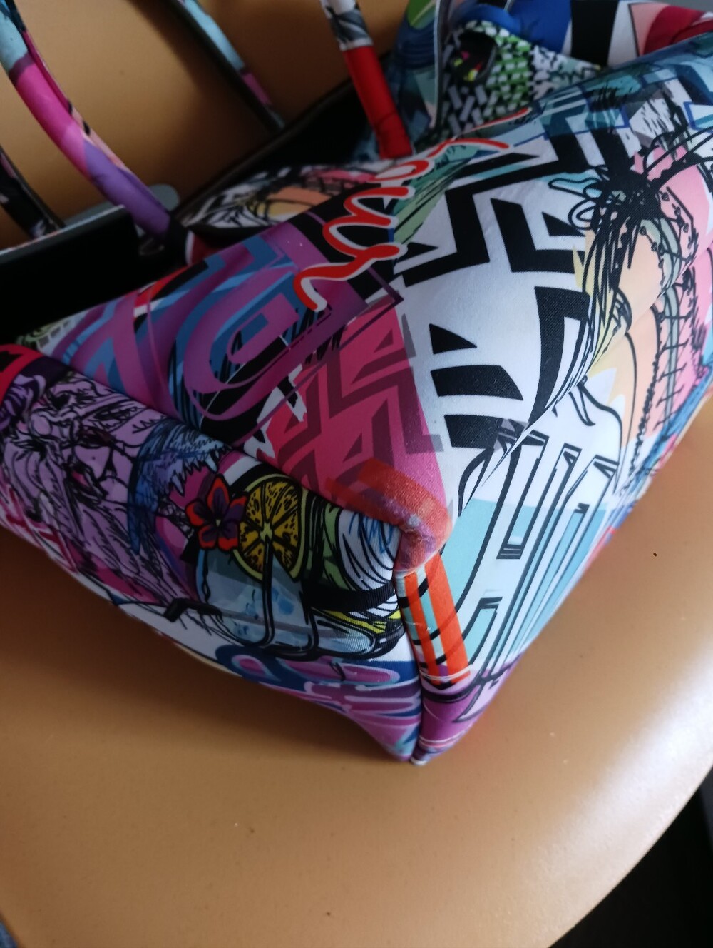 Save My Bag Neoprane Graffiti Travel, Satchel Bag, Handbag - Picture 11 of 12